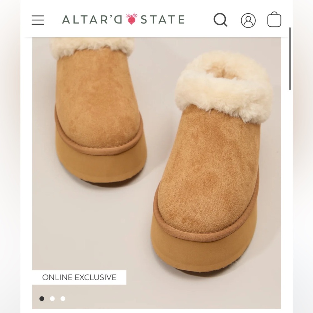 Cozy and super soft, Alter’d State slippers. Great Holiday gift!